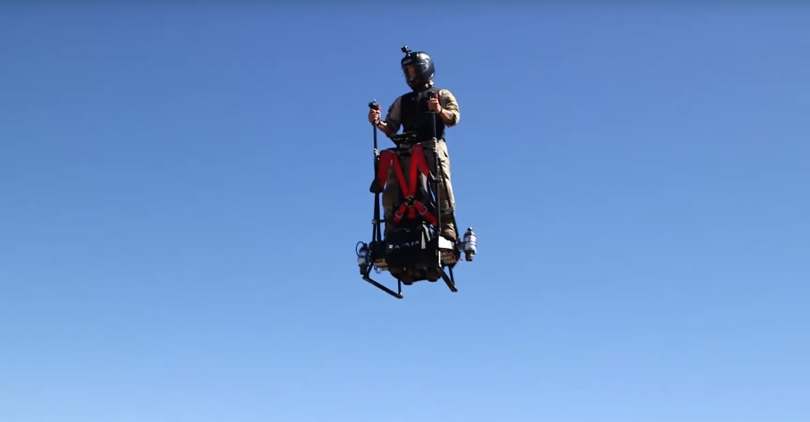 Zapata Racing ontwikkelt EZ Fly hoverboard met straalmotoren