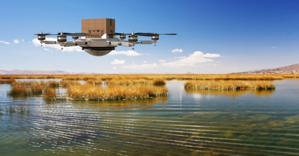 Alibaba's drones bezorgen pakketten naar eilanden