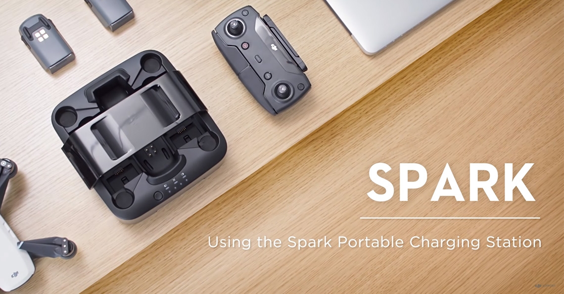 DJI lanceert draagbaar oplaadstation voor Spark drone