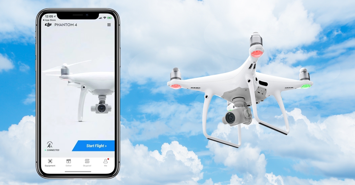 DJI Go 4 app nu ook full-screen op Apple iPhone X