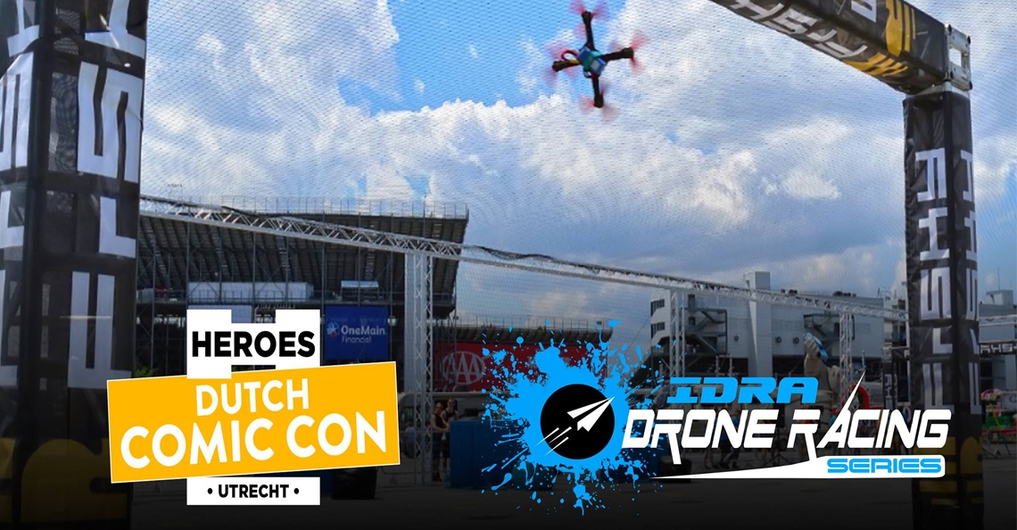 IDRA drone race 'Utrecht Internationals' tijdens Dutch Comic Con 2018