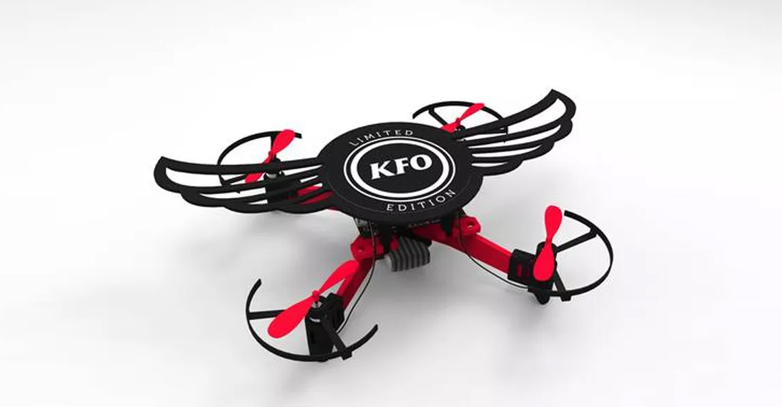 Kentucky Fried Chicken India geeft limited edition KFO drone weg