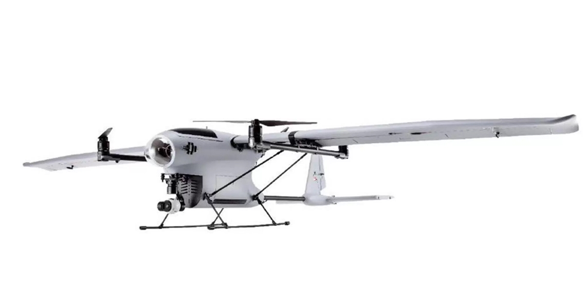 Uitgelekte foto's tonen DJI VTOL fixed-wing drone
