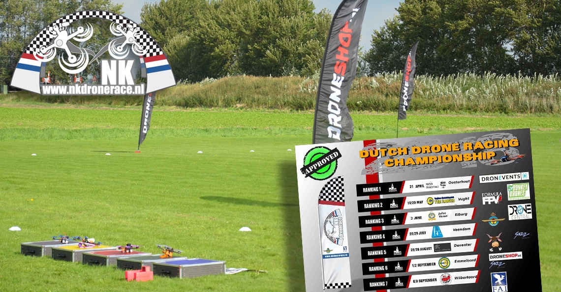 Locaties bekend NK Drone Race seizoen 2018