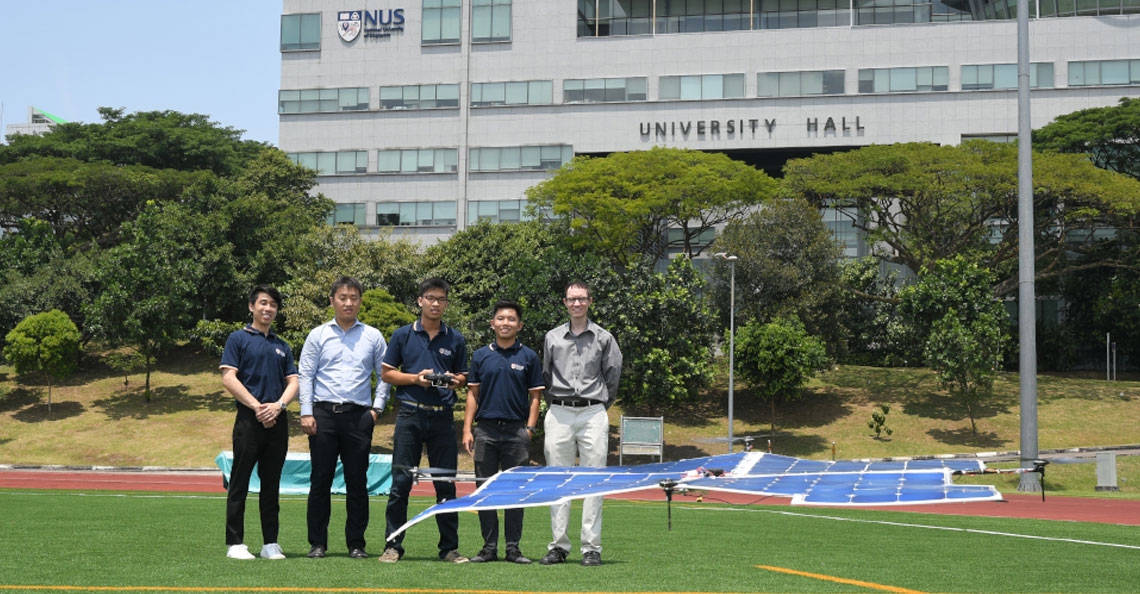 Solar quadcopter vliegt zonder accu