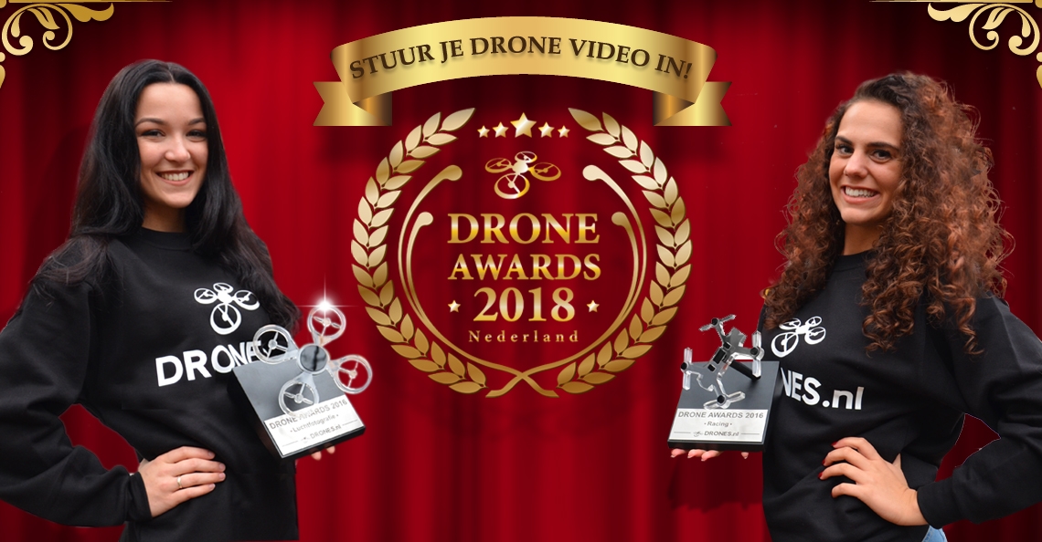 Stuur nu je dronevideo in voor de Drone Awards 2018!