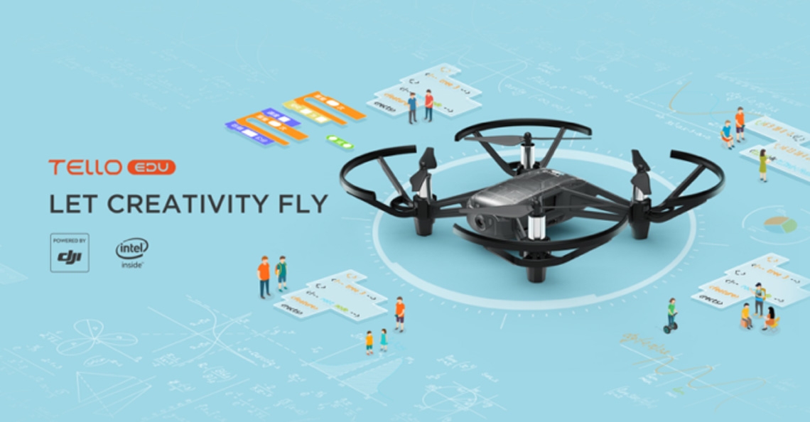 RyzeTech, DJI en Intel lanceren nieuwe Tello EDU drone