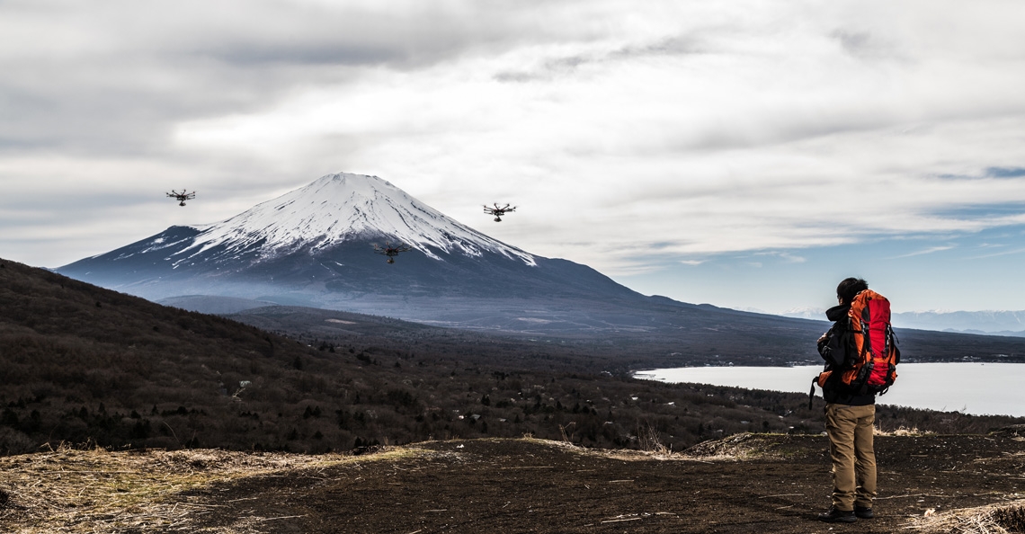 Japanse telecomprovider start search and rescue missies op mount Fuji