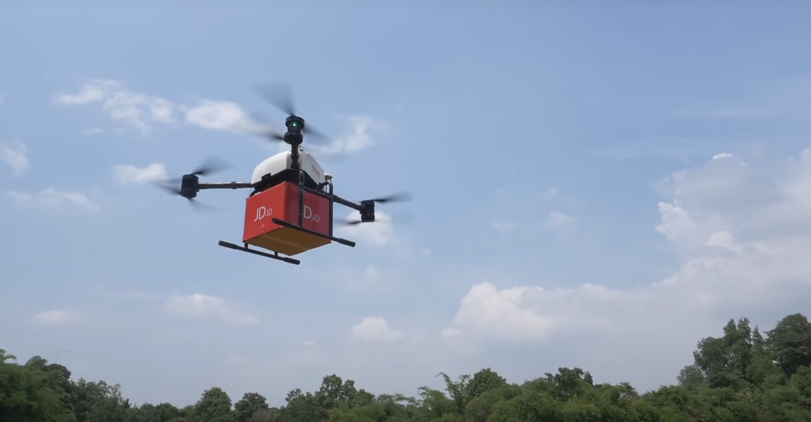 JD.com voert eerste dronebezorging uit in Indonesië