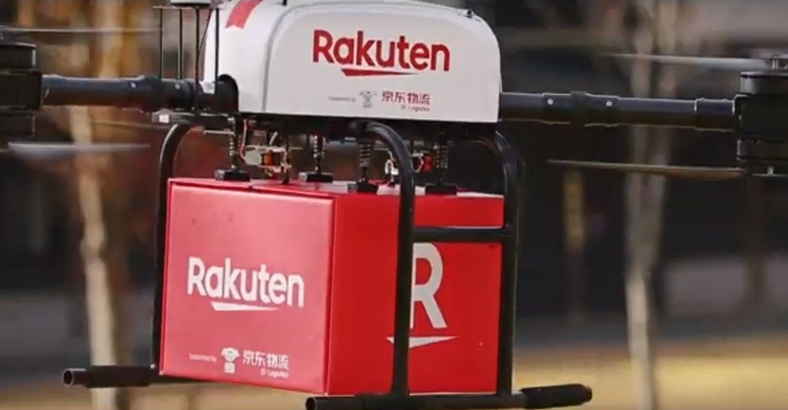 Rakuten en JD.com werken samen aan uitbreiding dronebezorging in Japan