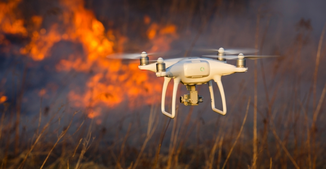 Drones hinderen blusvliegtuigen bij bosbrand in Australië