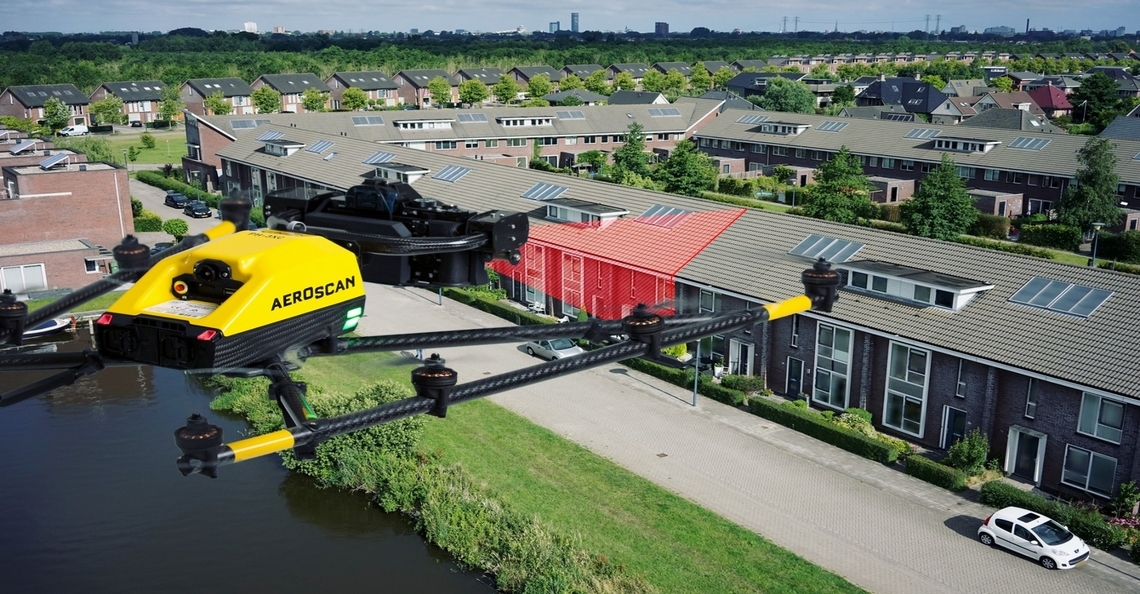 Drone-operator Aeroscan verzekert privacy bewoners WoonFriesland