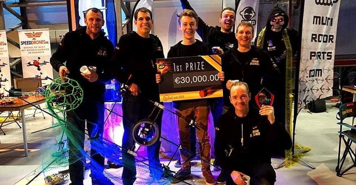 Team Slunse wint DroneClash 2019