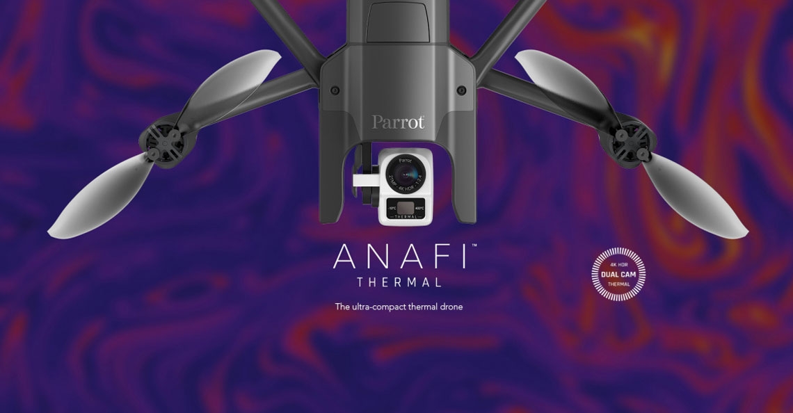 Parrot presenteert Anafi Thermal drone