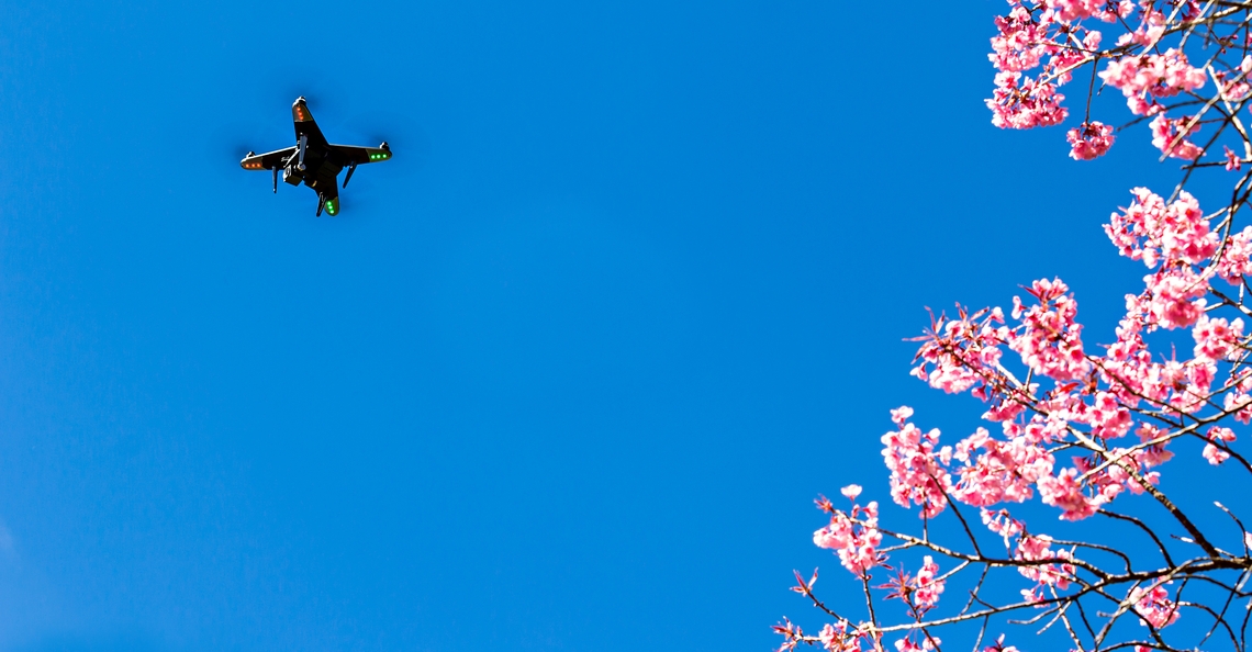 Japan maakt wet tegen vliegen met een drone onder invloed