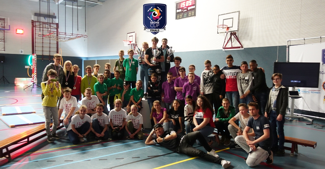 VeenLanden College uit Mijdrecht grote winnaar Drone Cup Finals 2019