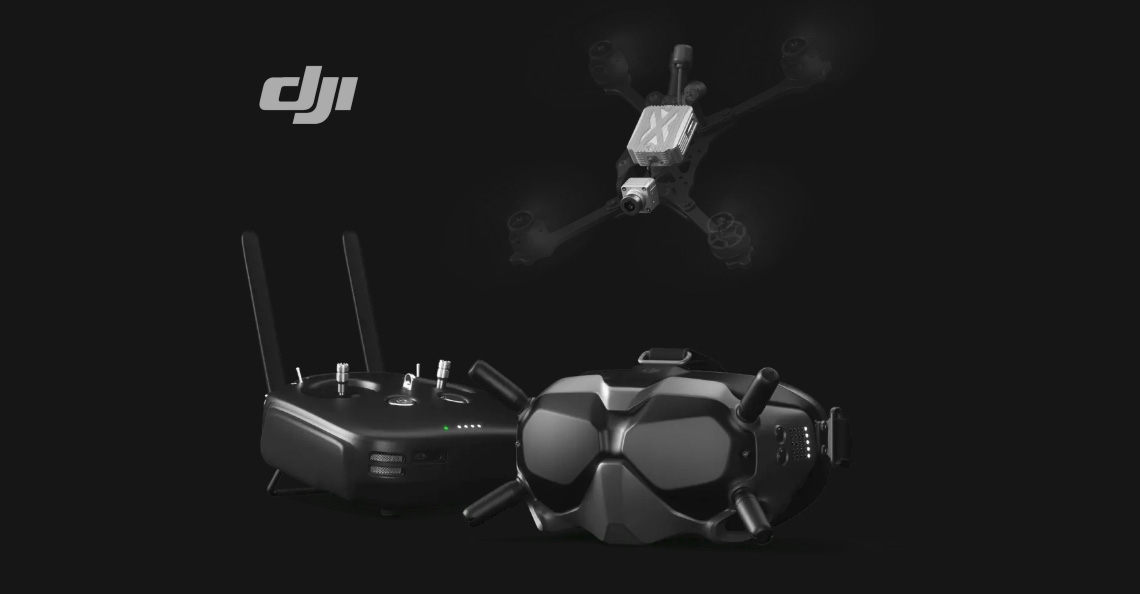 DJI introduceert nieuw Digital FPV-pakket voor droneracing