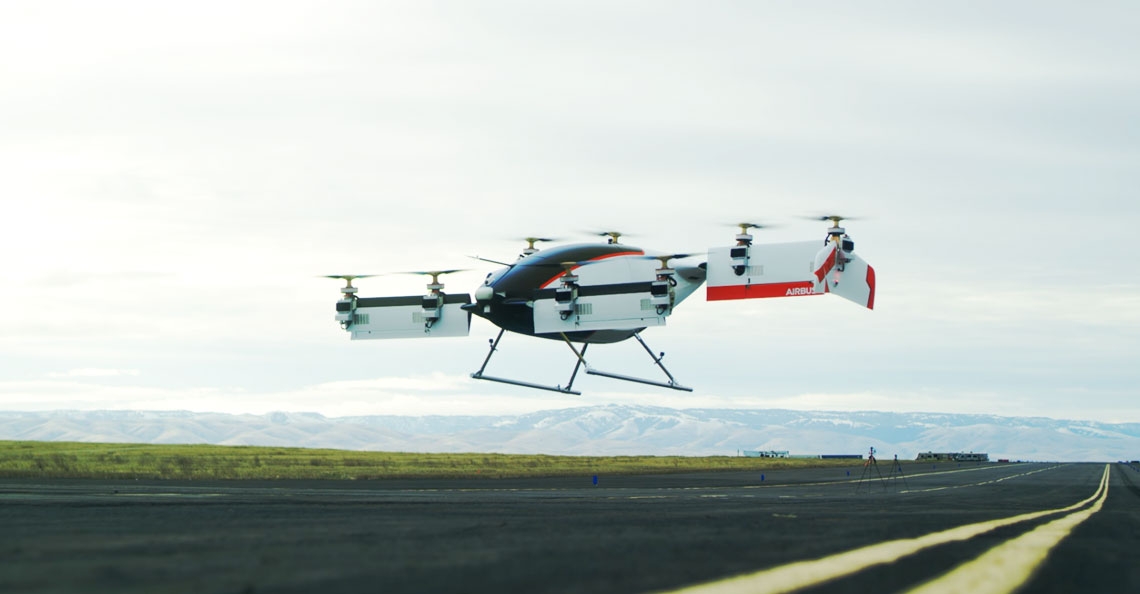 Al meer dan 100 testvluchten met Airbus Vahana drone voor persoonsvervoer