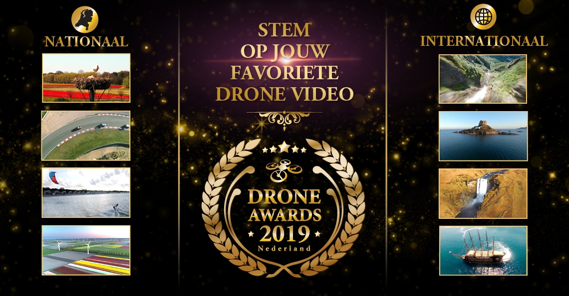 Nominaties voor Drone Awards 2019 zijn bekend!