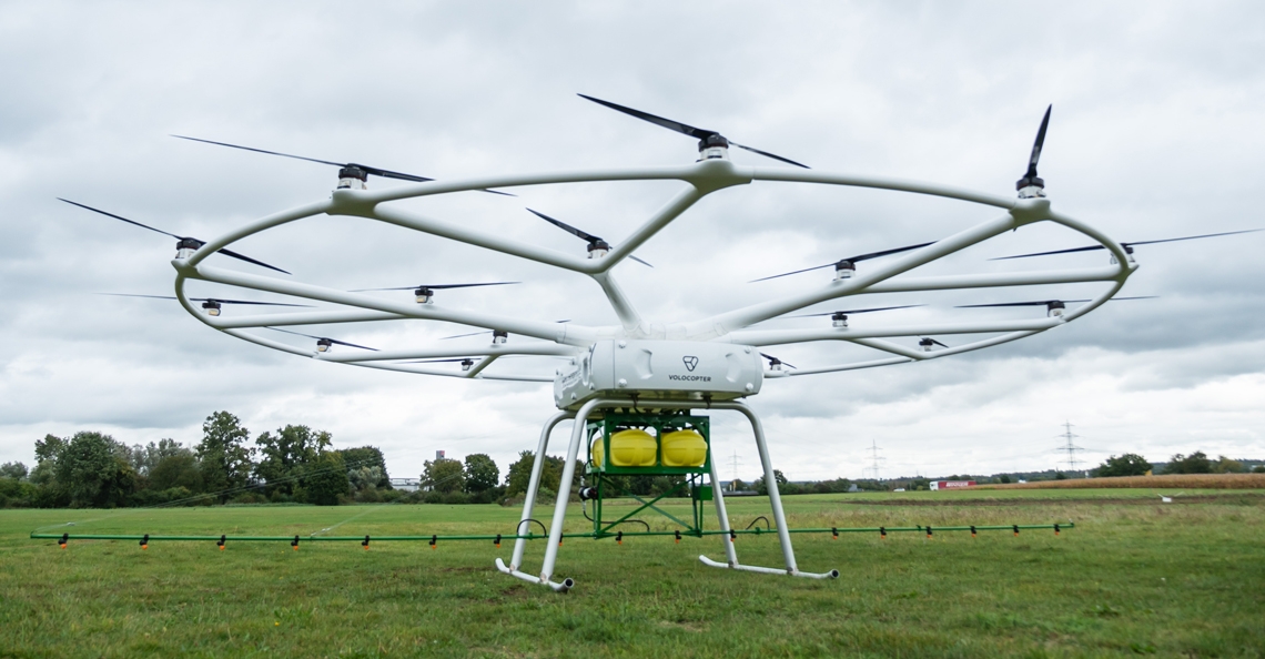 John Deere en Volocopter presenteren landbouwdrone