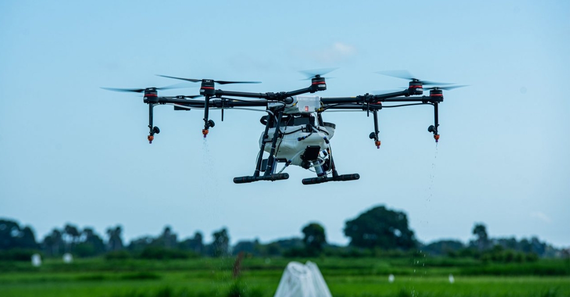 Malariamug in Zanzibar bestreden met DJI Agras MG1-S