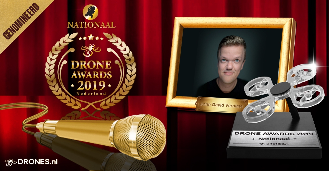 John David Verolme over zijn Drone Awards 2019 nominatie