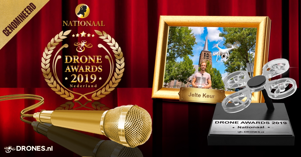 Jelte Keur over zijn Drone Awards 2019 nominatie