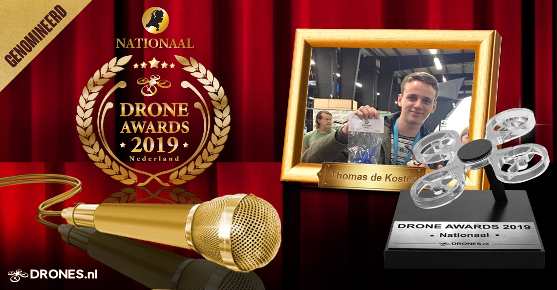 Thomas de Koster over zijn Drone Awards 2019 nominatie