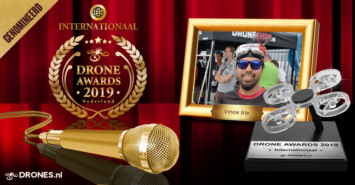 Vince Irie over zijn Drone Awards 2019 nominatie