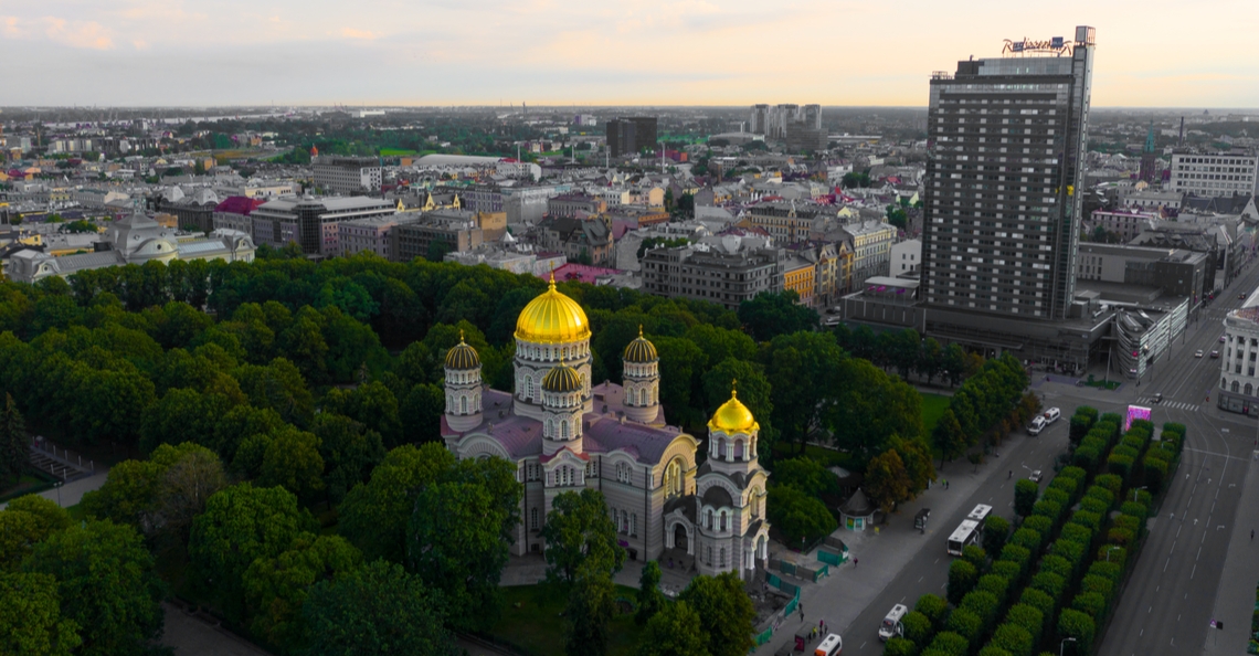 Riga sluit luchtruim vanwege op hol geslagen drone