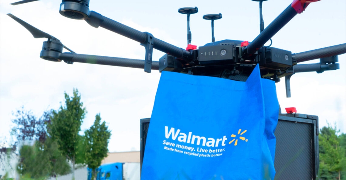 Walmart start met dronebezorging in North Carolina