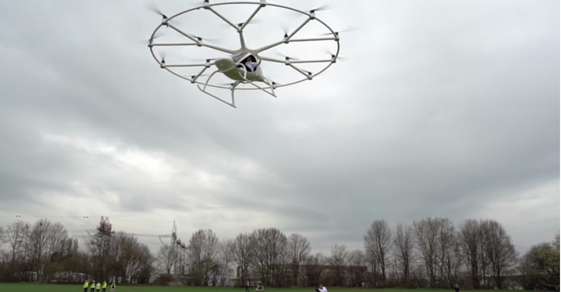 Volocopter start met testvluchten van luchttaxi