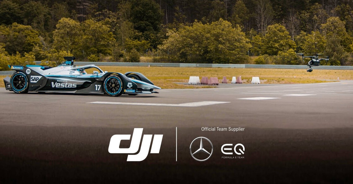 DJI levert drones aan Mercedes-Benz EQ Formula E-team