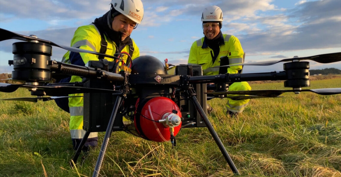 Noorse wetenschappers testen waterstofdrone