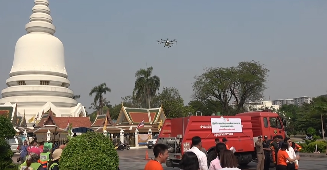 Thailand zet drones in voor luchtpatrouilles aan de grens