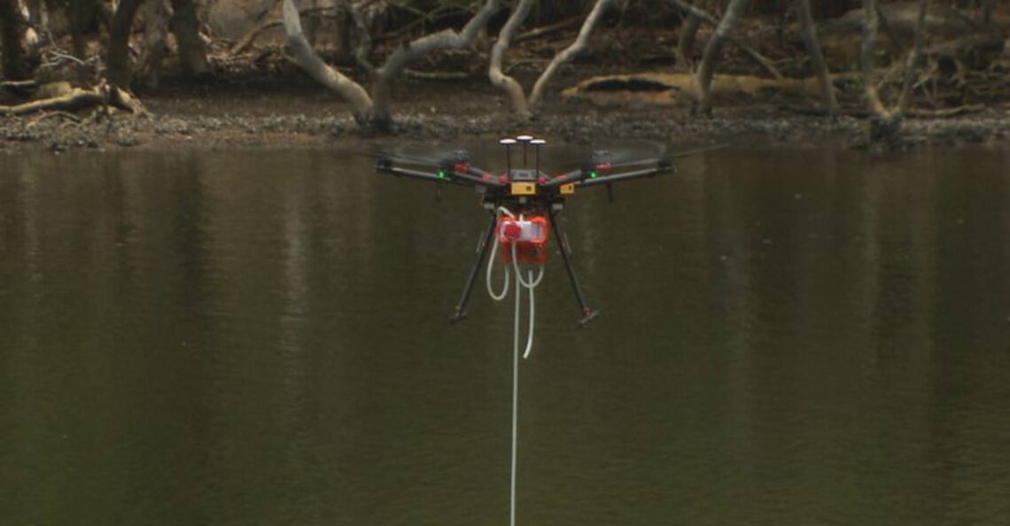 Sydney test waterkwaliteit met drone