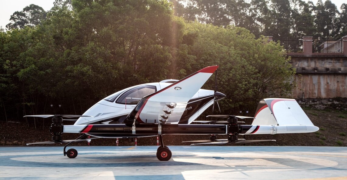 EHang ontwikkelt  nieuwe 2-personen dronetaxi voor intercity reizen