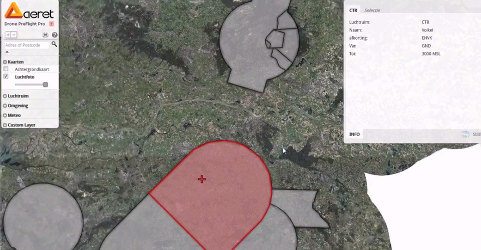 Vermijd no-fly zones met Drone PreFlight