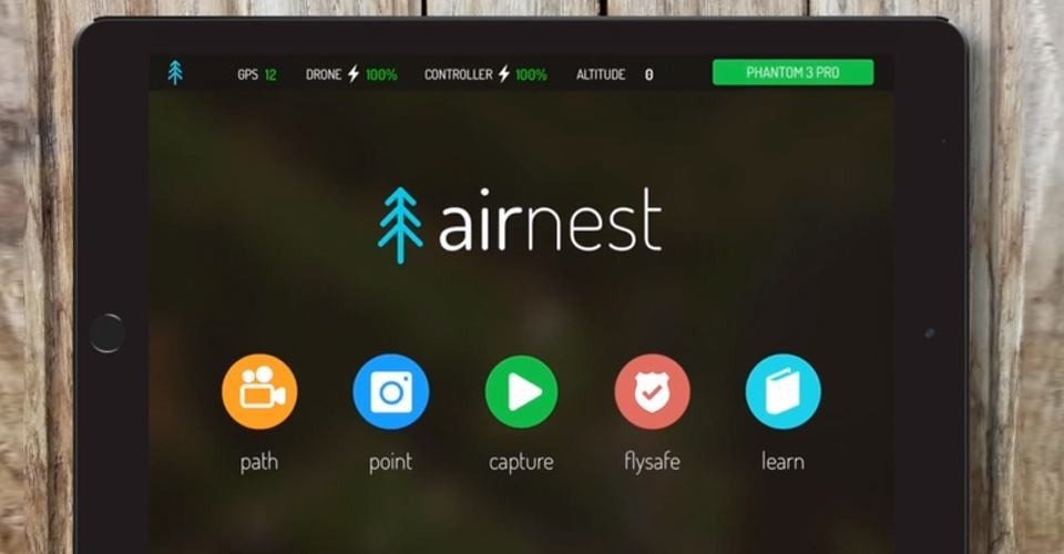 Met de Airnest app teken je eenvoudig vluchtroutes