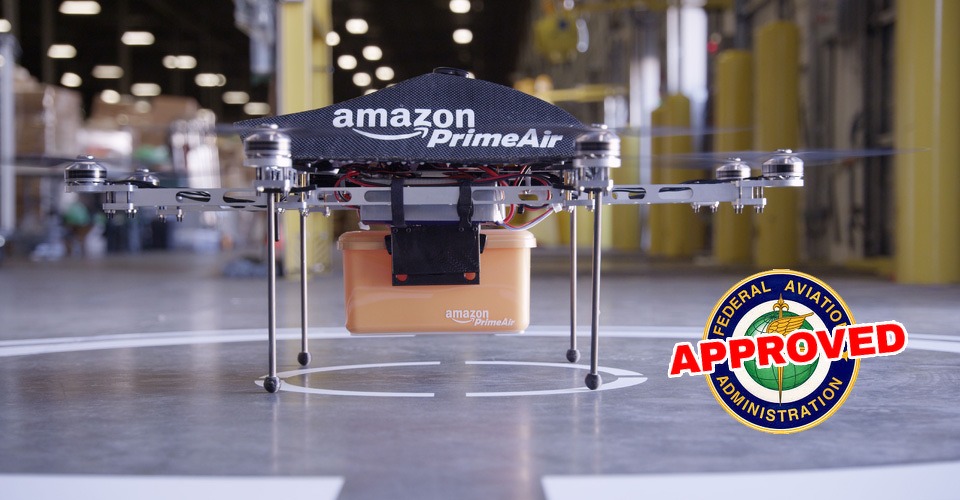 Amazon krijgt toestemming om bezorgdrones in VS te testen