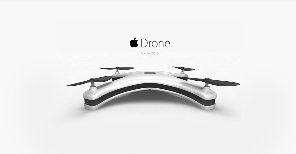 Apple iDrone concept met iSight technologie