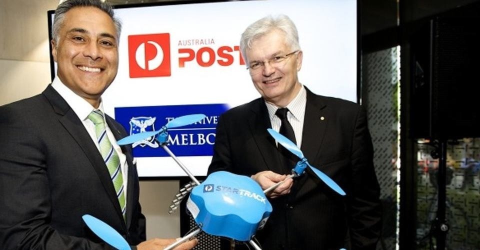 Australia Post kondigt $14 miljoen fonds aan voor drone delivery
