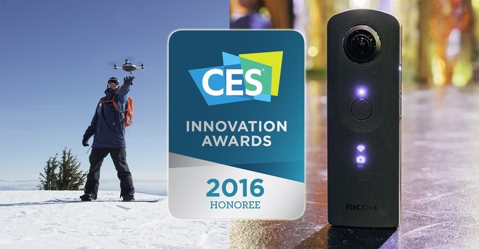 Innovatie prijzen voor Lily drone en 360 graden camera
