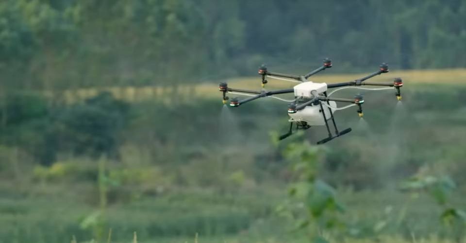 DJI lanceert landbouwdrone Agras MG-1