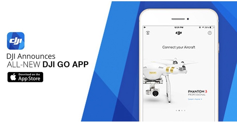 DJI brengt nieuwe iOS app en firmware voor Phantom 3 en Inspire 1 uit