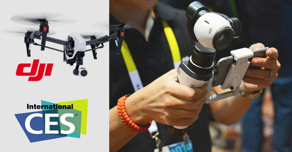 DJI toont handheld mount voor Inspire 1 camera op CES