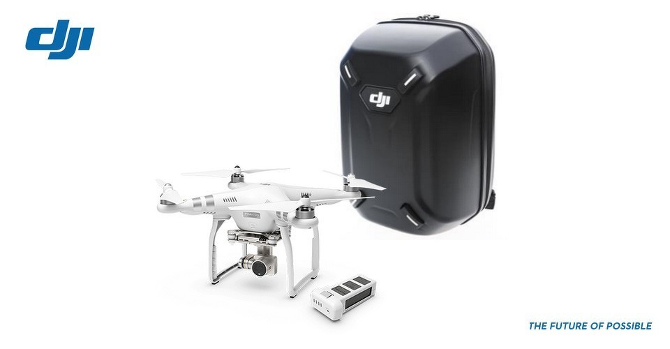 DJI Phantom 3 verkrijgbaar als set met Hardshell Backpack