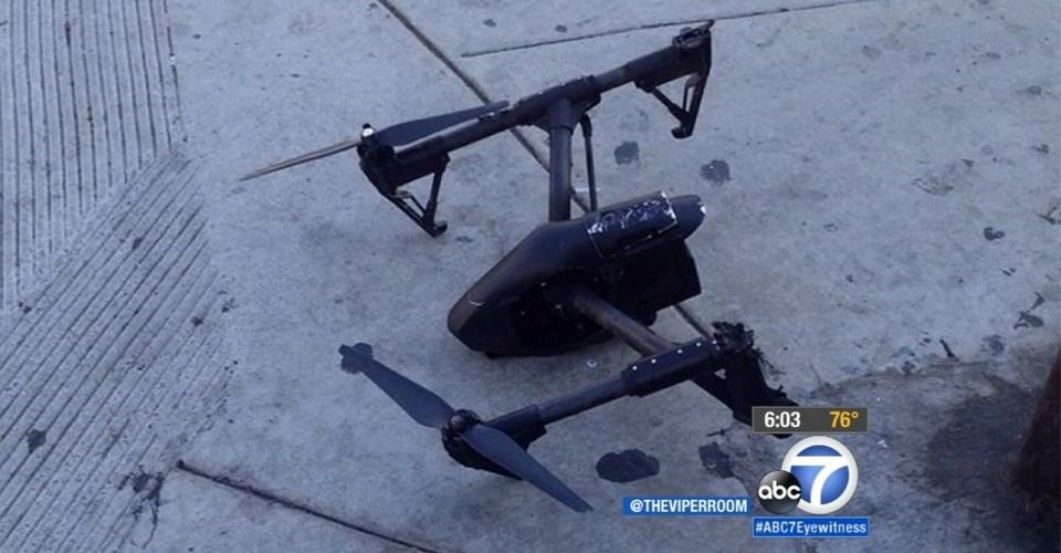 Drone veroorzaakt stroomuitval in Hollywood