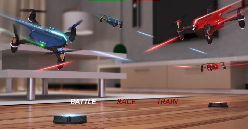 's Werelds eerste multiplayer game met drones