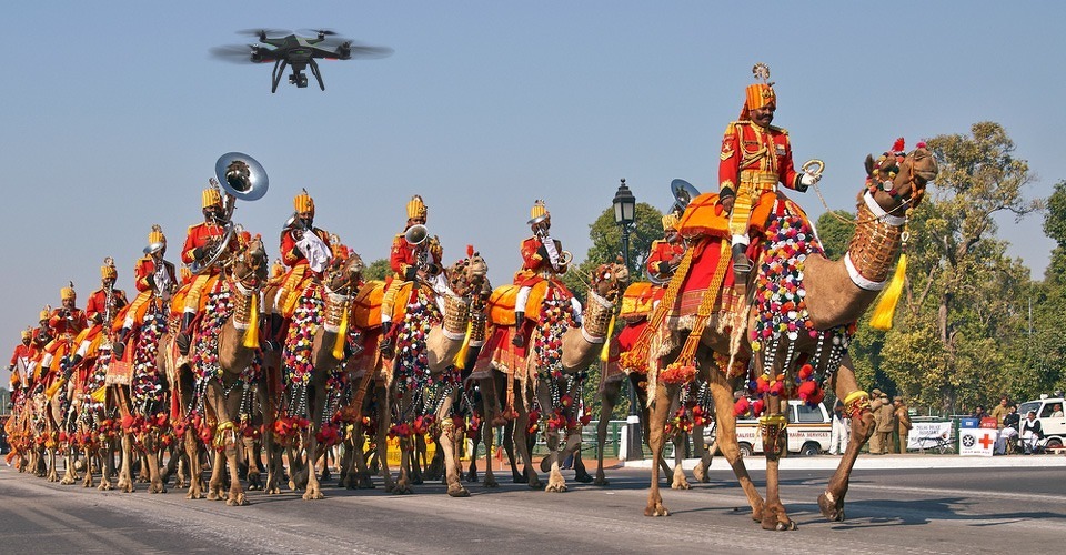 Politie New Delhi koopt drones voor dag van de Republiek